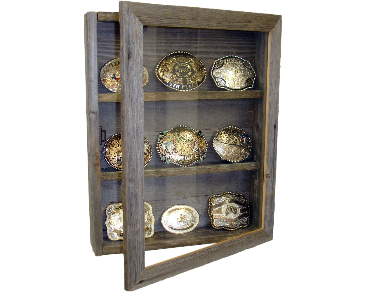 how to build a belt buckle display case