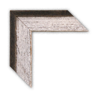 1 ½” Antique White with Cap AC1 Corner Sample