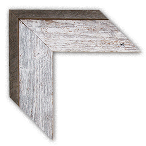 2 ¼” Antique White with Cap AC2 Corner Sample