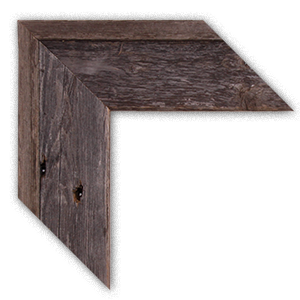 2 ¼” Barnwood with Cap BW2 Corner Sample