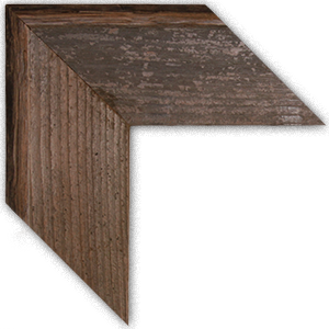 3” Barnwood with Cap BW3 Corner Sample