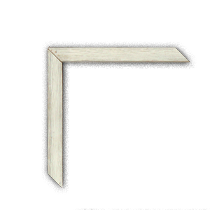 White Cap Frame CAP-W Corner Sample